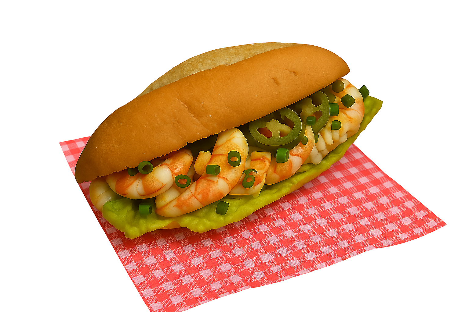 Prawn to Be Wild Garlic prawns, squid, and a double jalapeño kick.